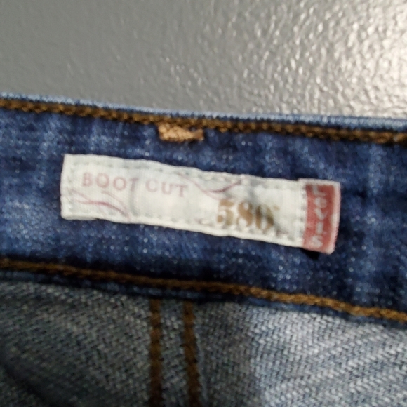 Levis 580 Bootcut Womens Jeans Size 20 Wide - Picture 6 of 7